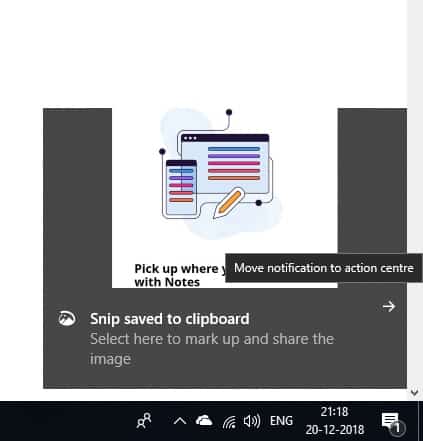 Clipboard Notification in WIndows 10