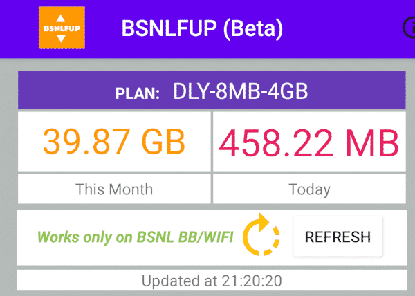 bsnl broadband speed test