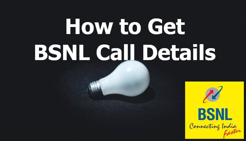 Get BSNL Call Details