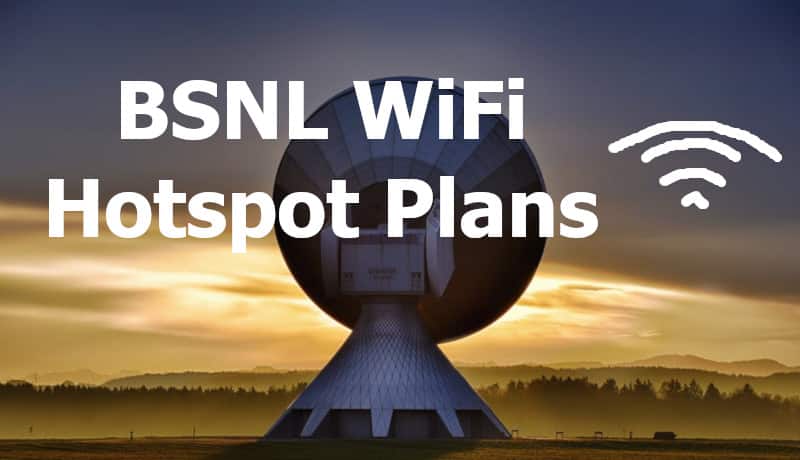 BSNL Wifi plans