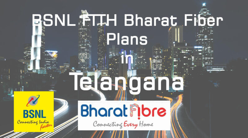 BSNL FTTH Plans Telangana