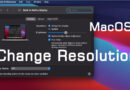 Change Resolution in MacOS