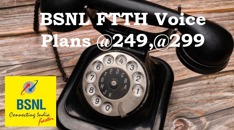 BSNL FTTH Voice Plans